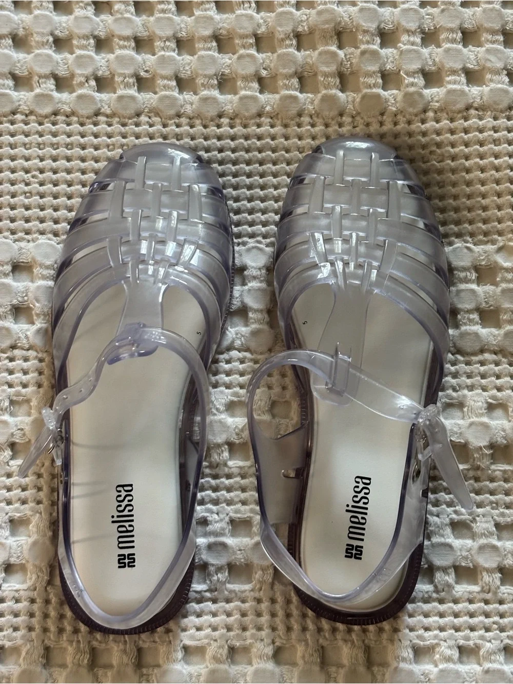 Melissa clear original jelly shoe